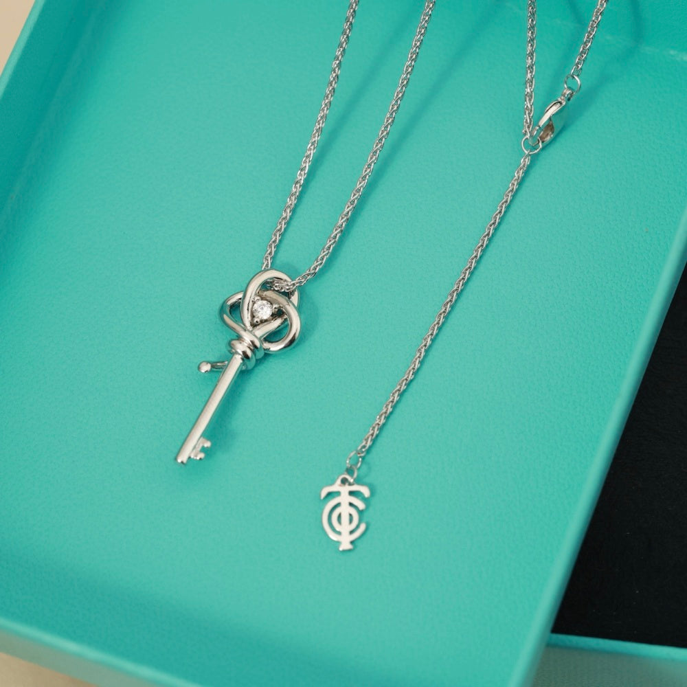 Tiffany & Co. Key Motif Necklace