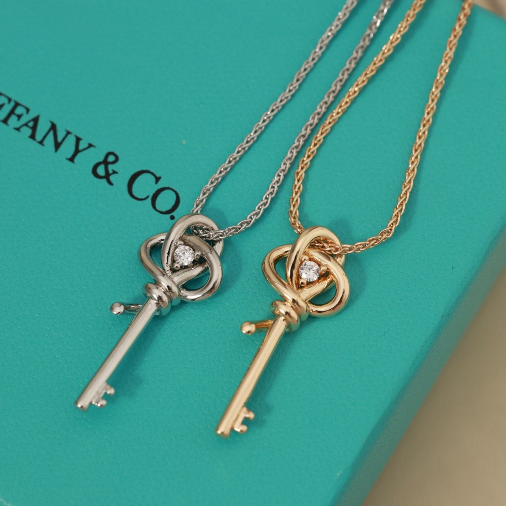 Tiffany & Co. Key Motif Necklace