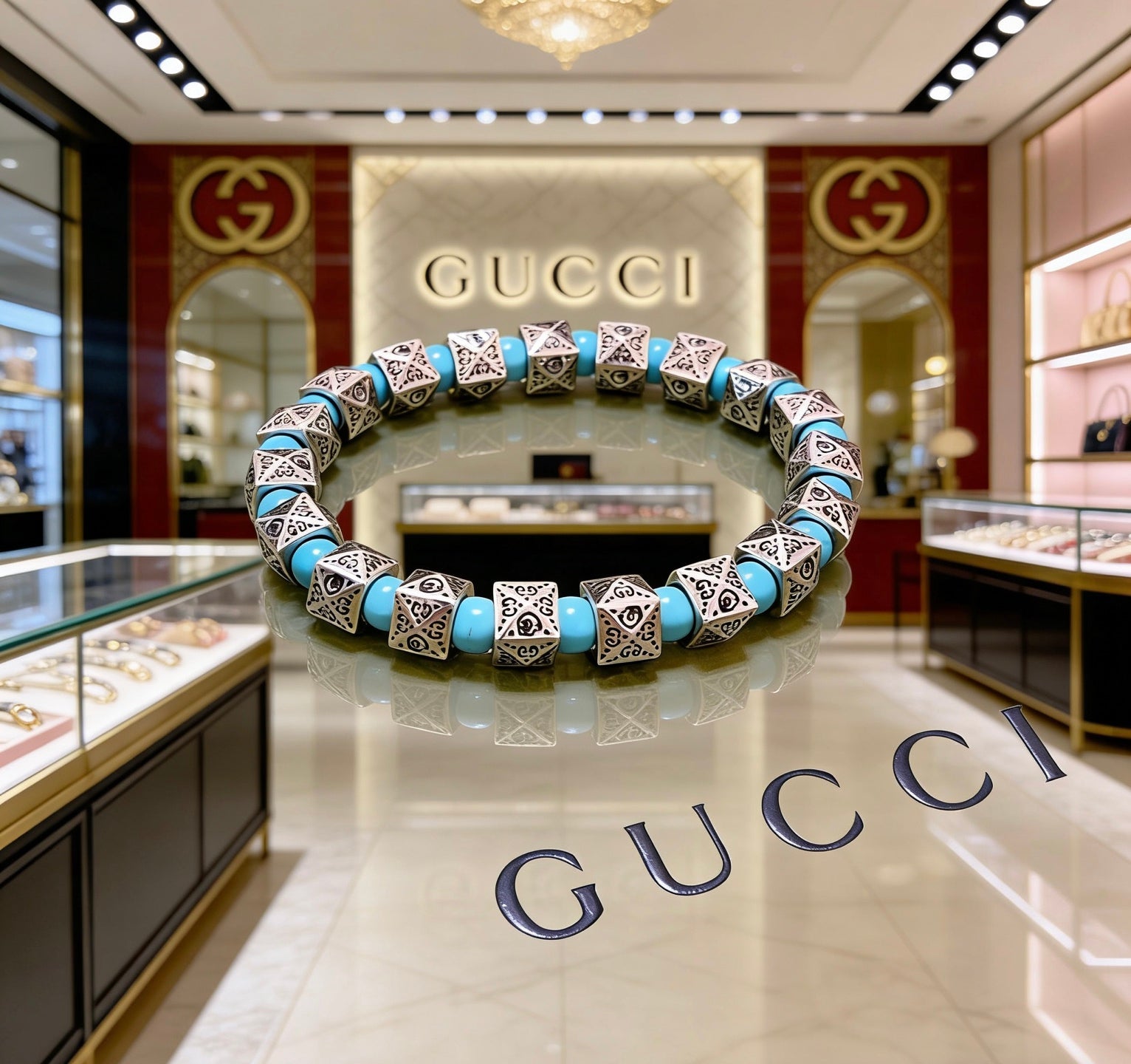 Gucci Crystal Vintage Bracelet