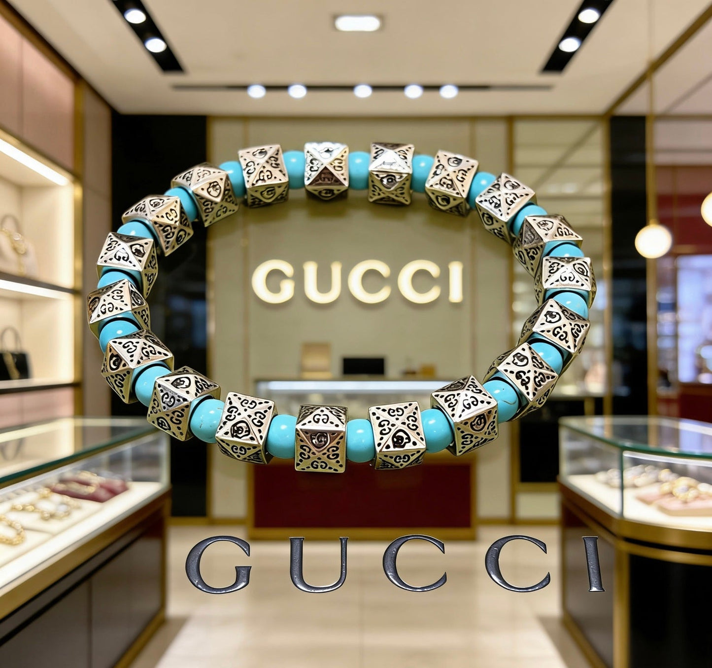 Gucci Crystal Vintage Bracelet