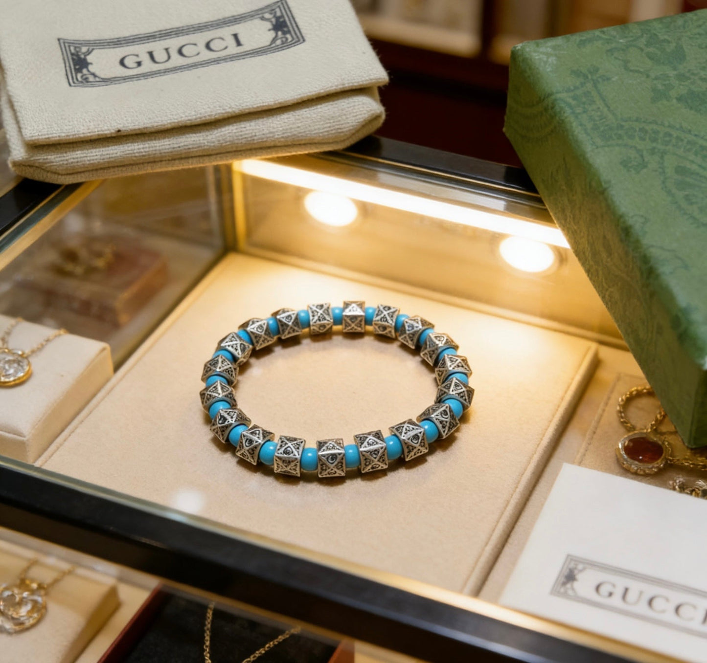 Gucci Crystal Vintage Bracelet