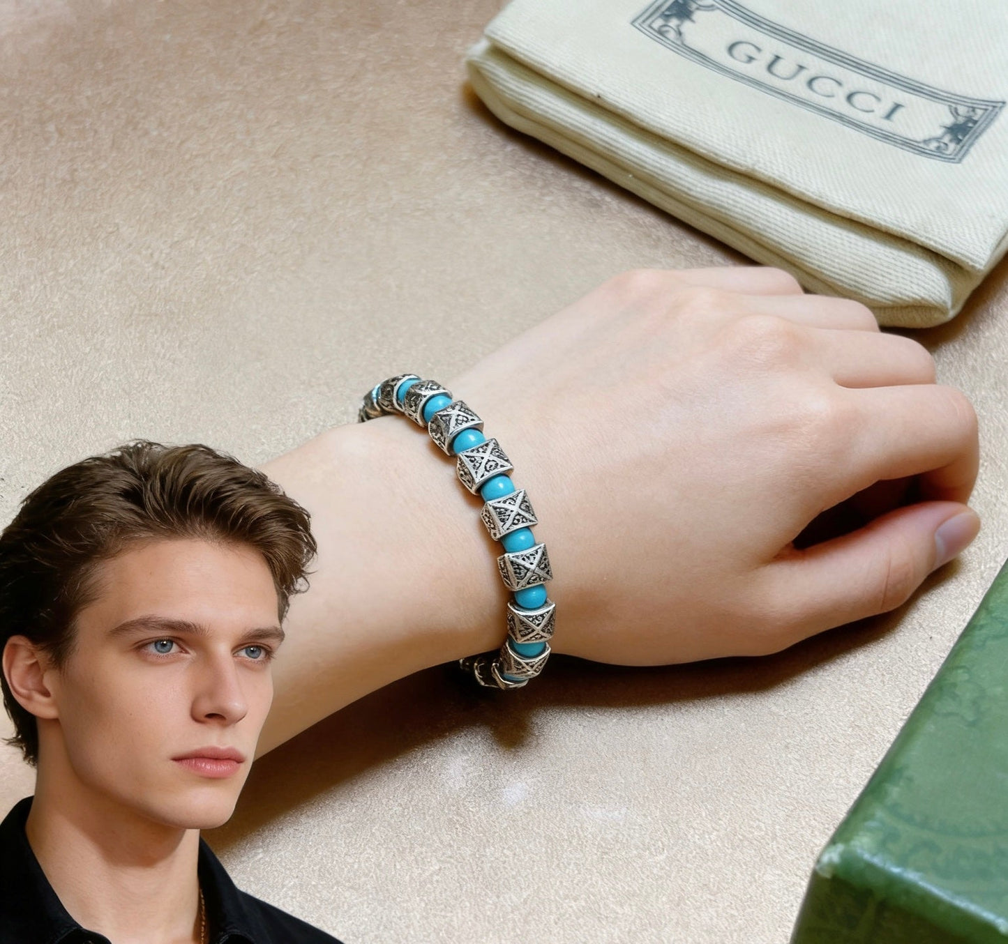Gucci Crystal Vintage Bracelet