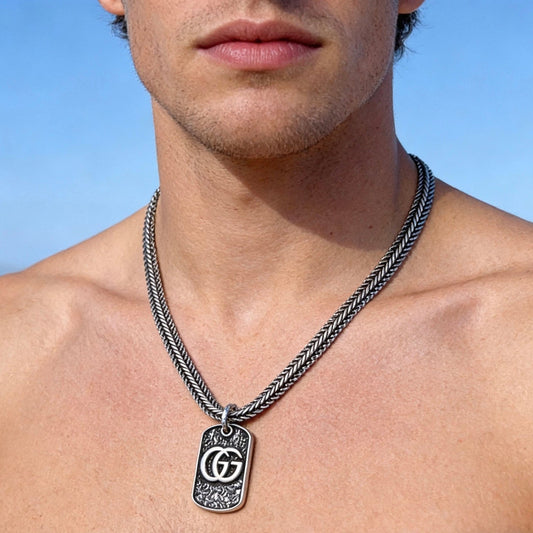Gucci Vintage Double G Necklace