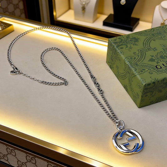 Gucci Vintage Double G Necklace