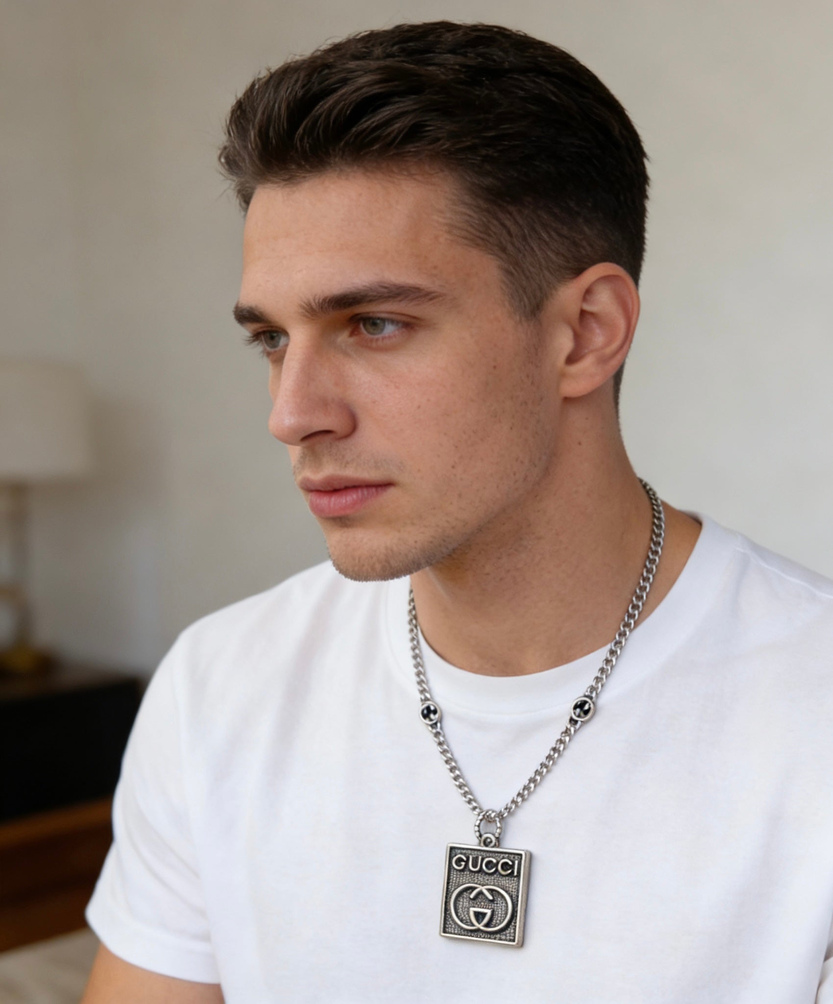 Gucci Vintage Double G Necklace
