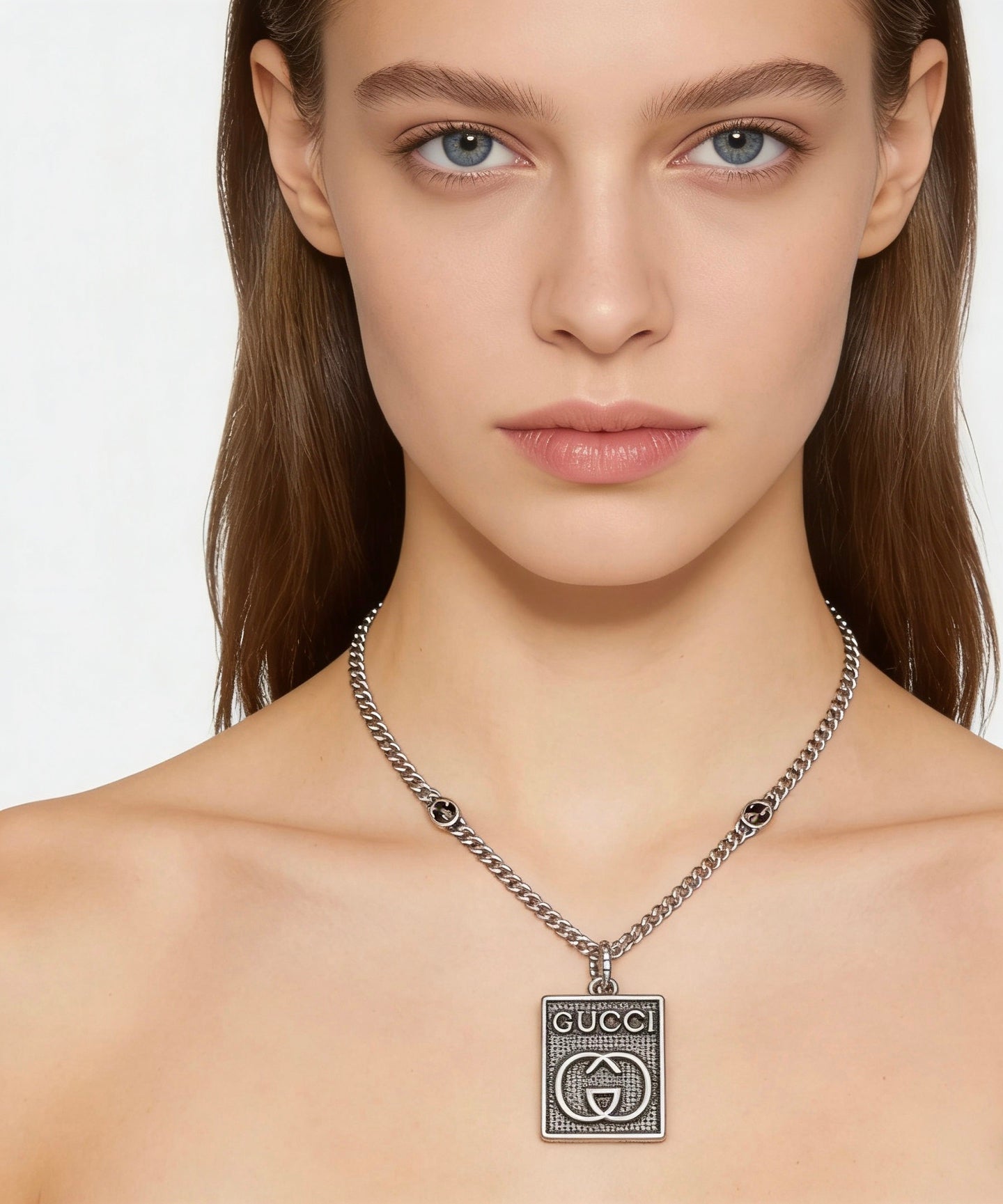 Gucci Vintage Double G Necklace