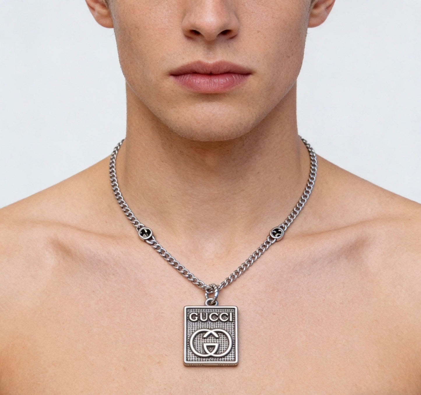 Gucci Vintage Double G Necklace