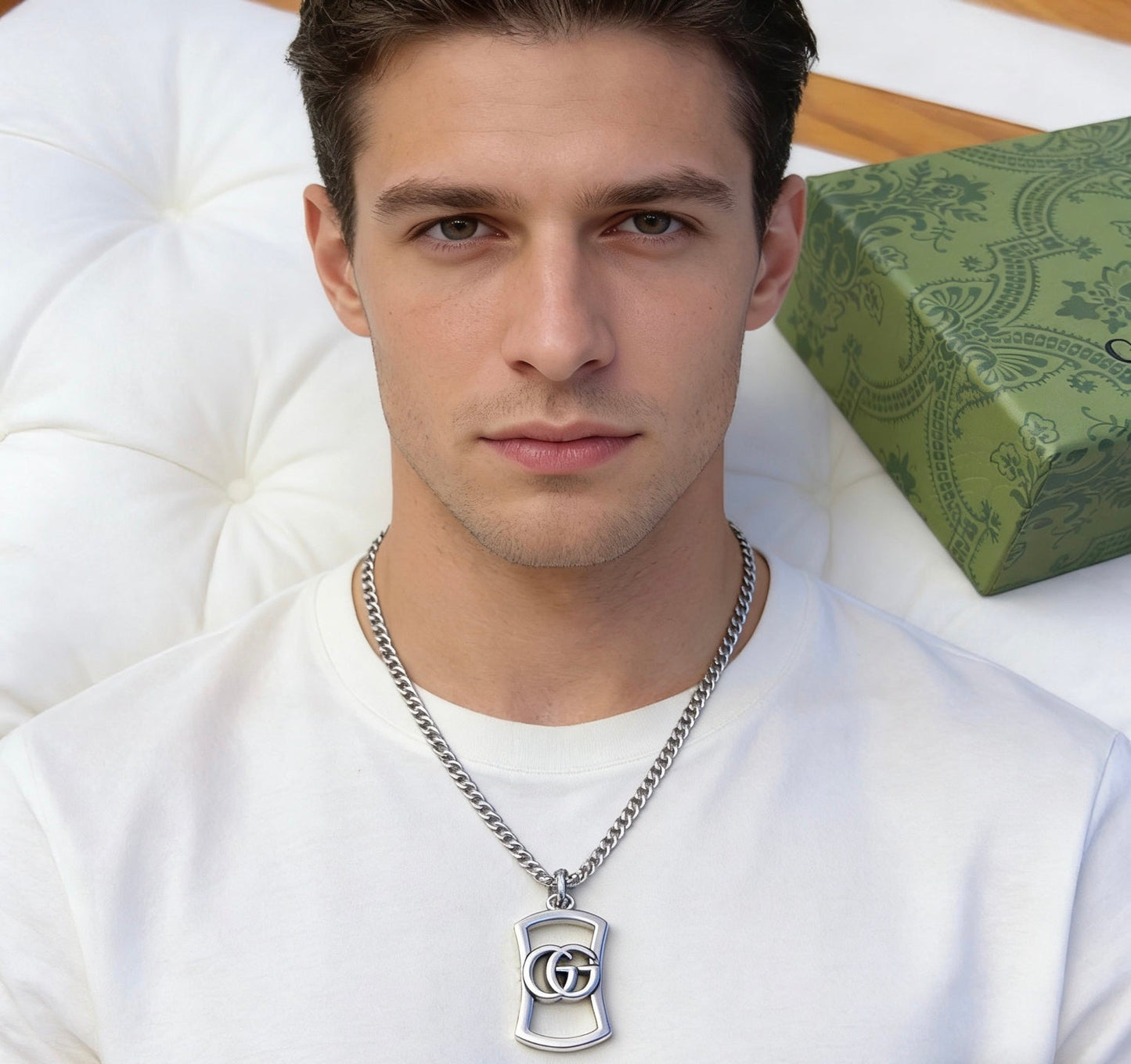 Gucci Vintage Double G Necklace