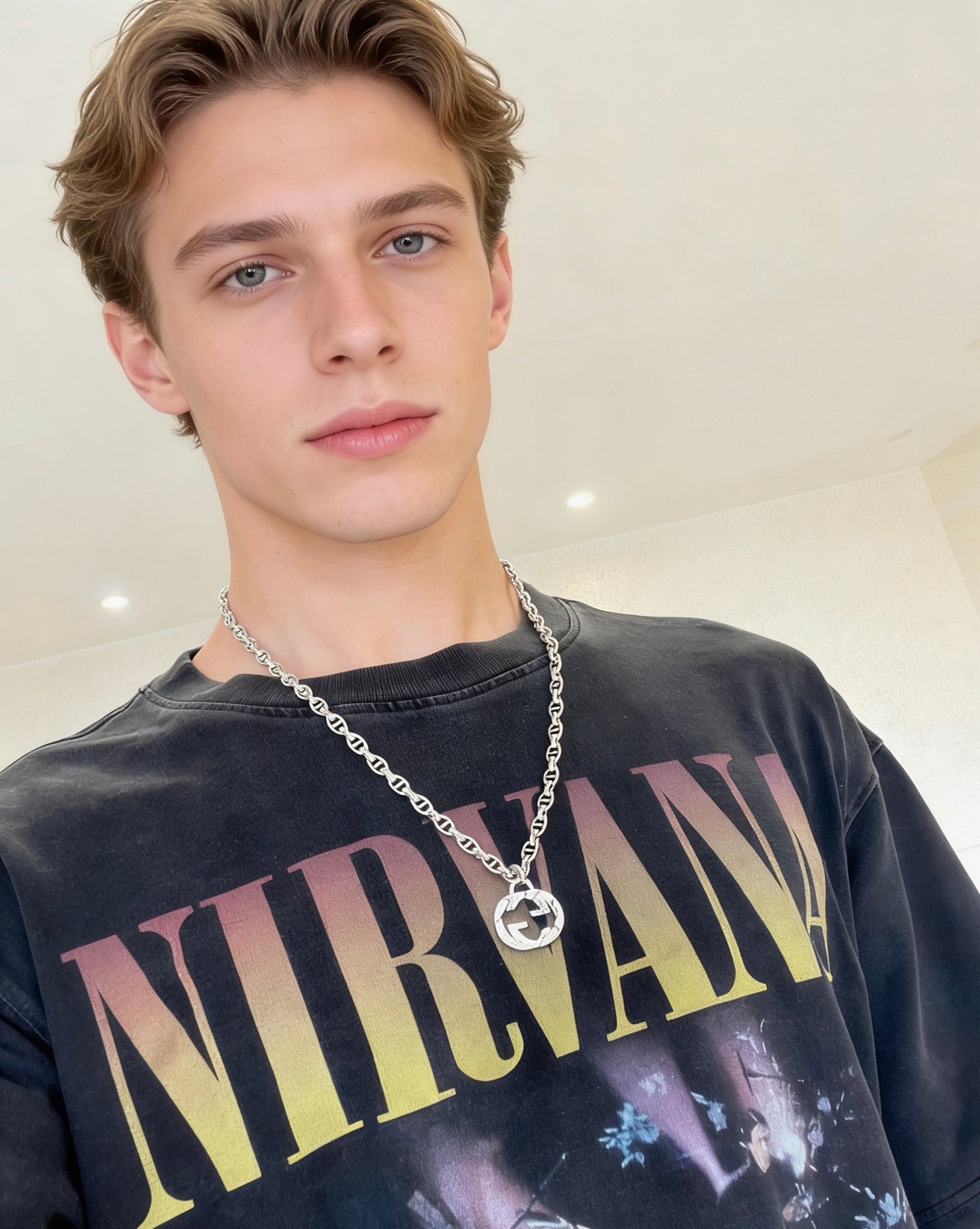 Gucci Vintage Double G Necklace