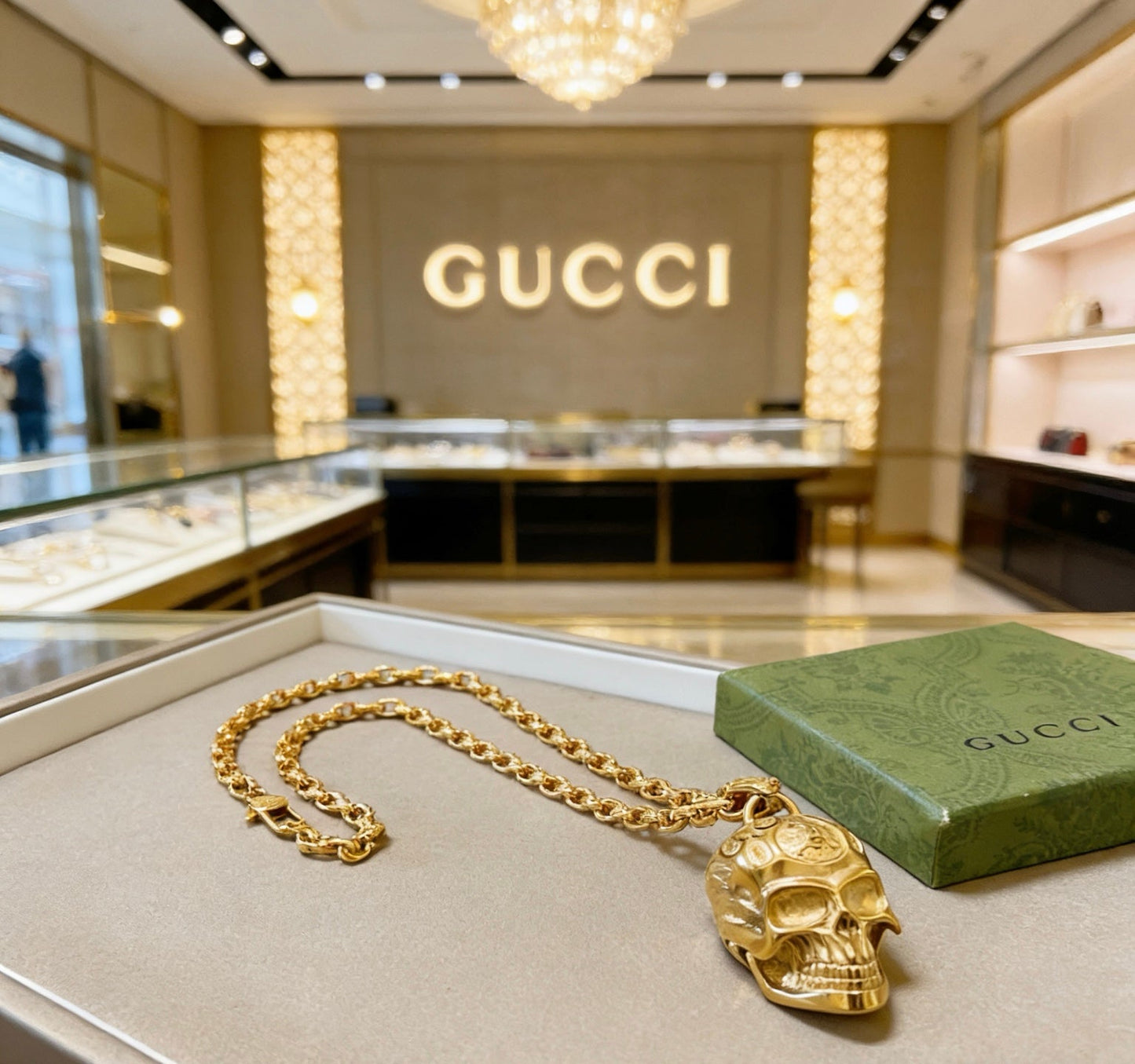 Gucci Vintage Double G Necklace