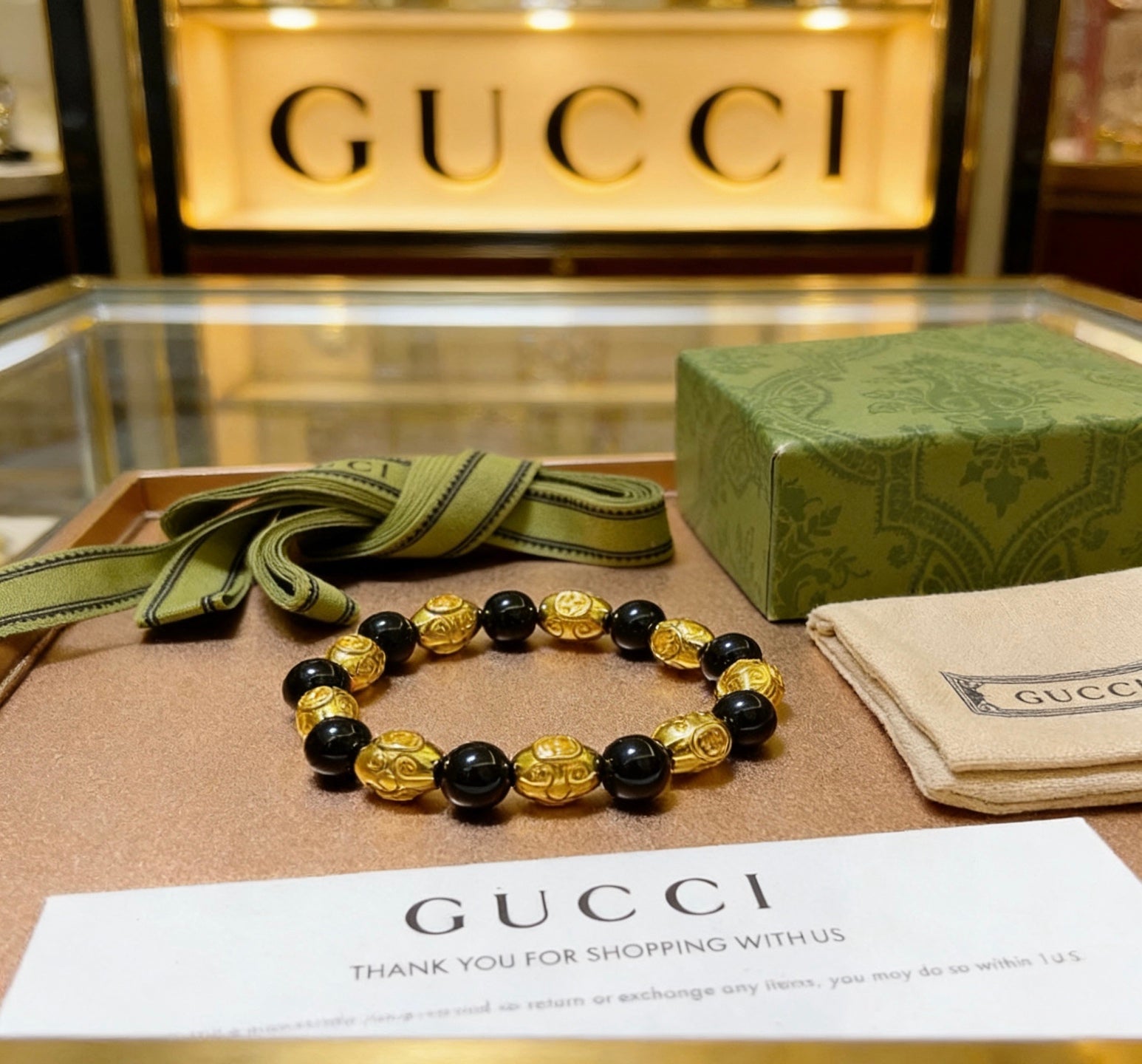 Gucci Crystal Vintage Bracelet