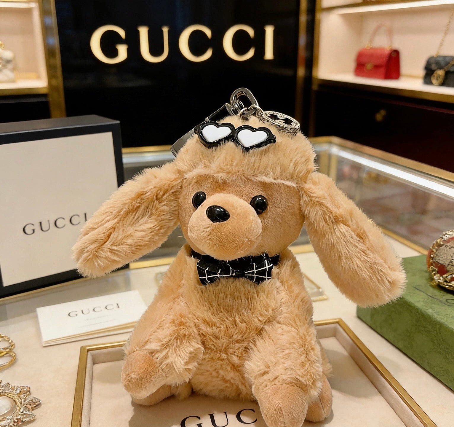 Gucci Vintage Double G Keychain