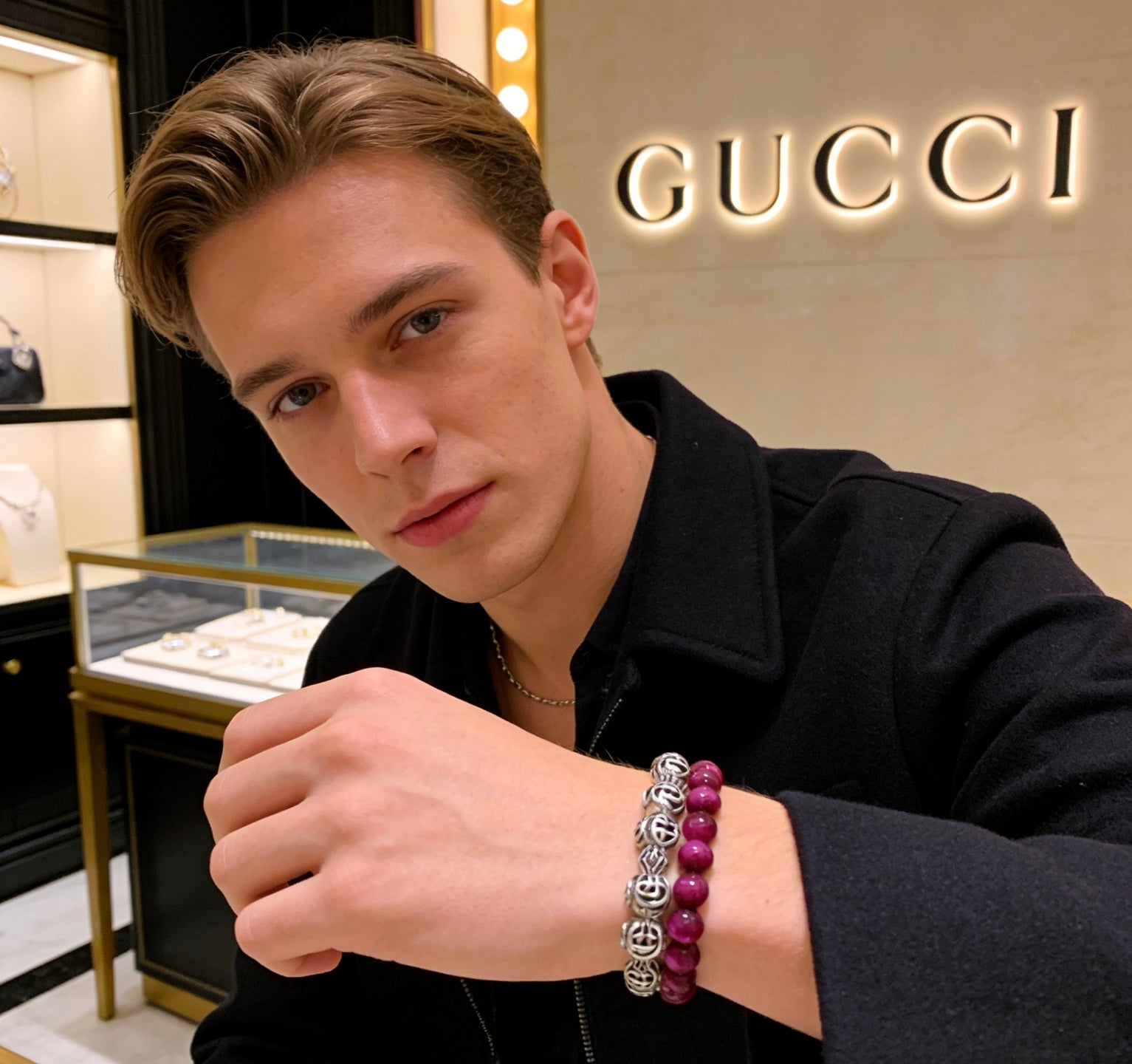 Gucci Crystal Vintage Bracelet