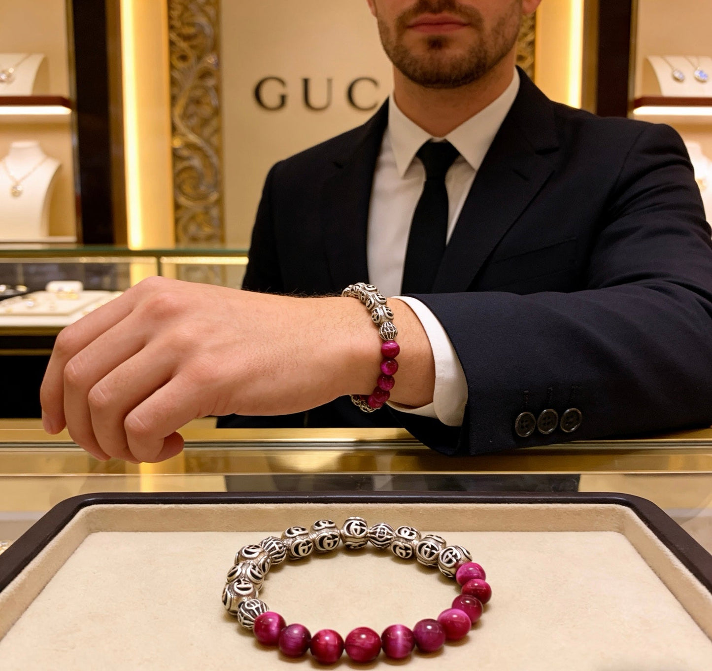 Gucci Crystal Vintage Bracelet