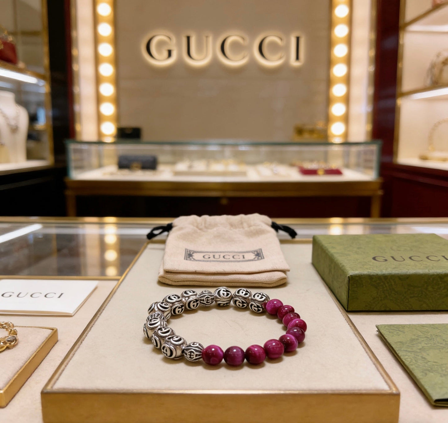 Gucci Crystal Vintage Bracelet