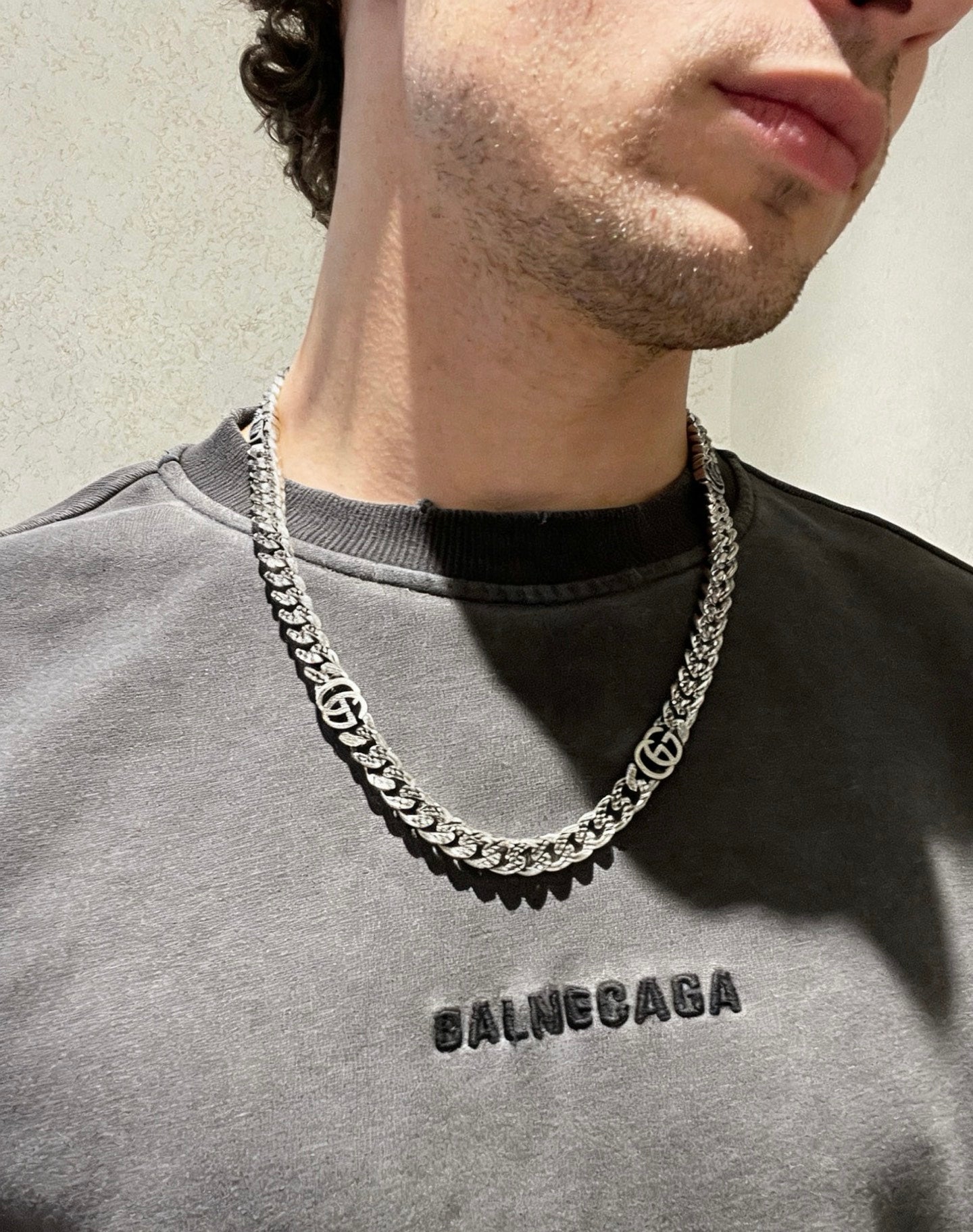 Gucci Vintage Double G Necklace