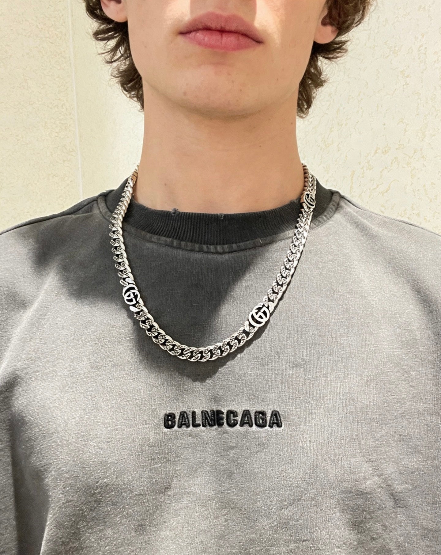 Gucci Vintage Double G Necklace