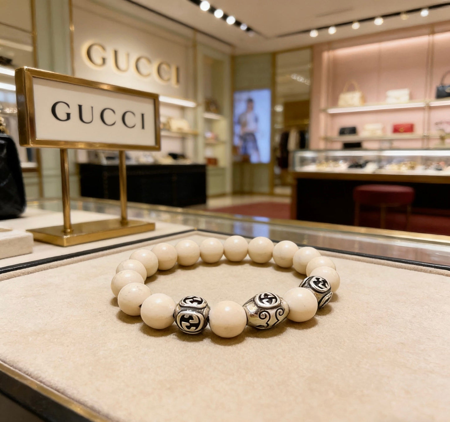 Gucci Vintage Double G Bracelet