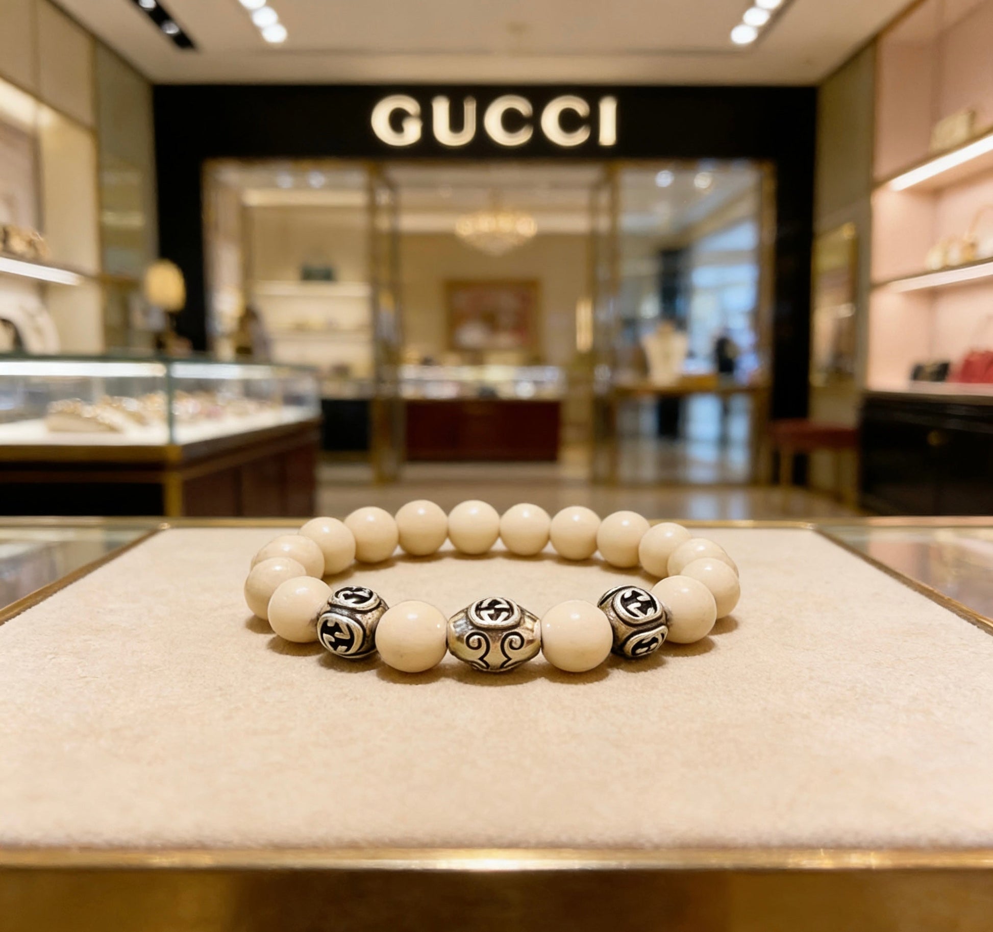 Gucci Vintage Double G Bracelet