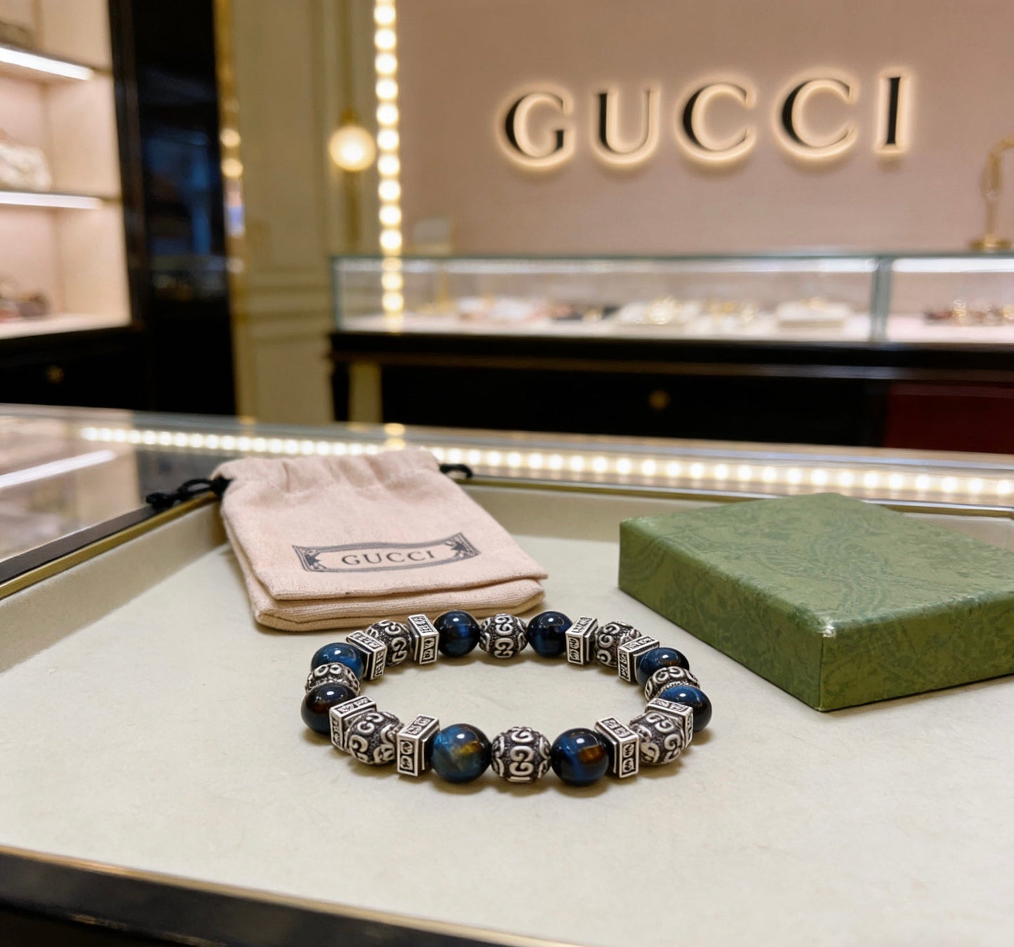 Gucci Vintage Double G Bracelet