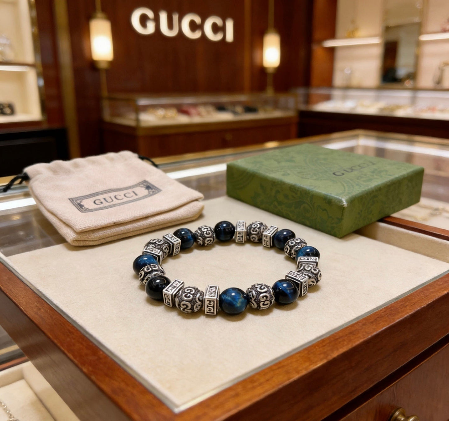 Gucci Vintage Double G Bracelet