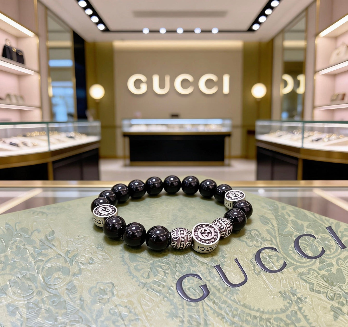 Gucci Vintage Double G Bracelet