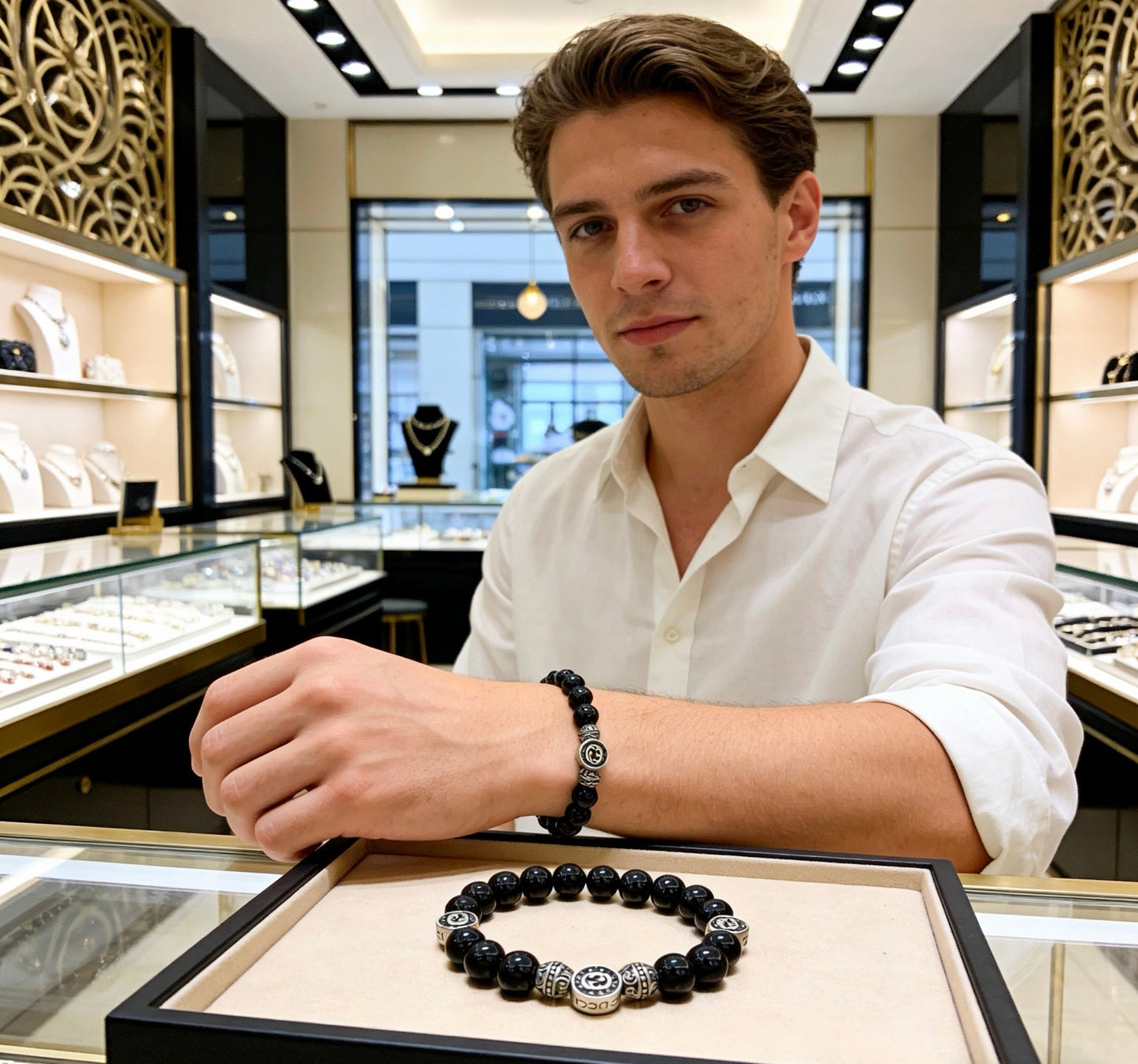 Gucci Vintage Double G Bracelet