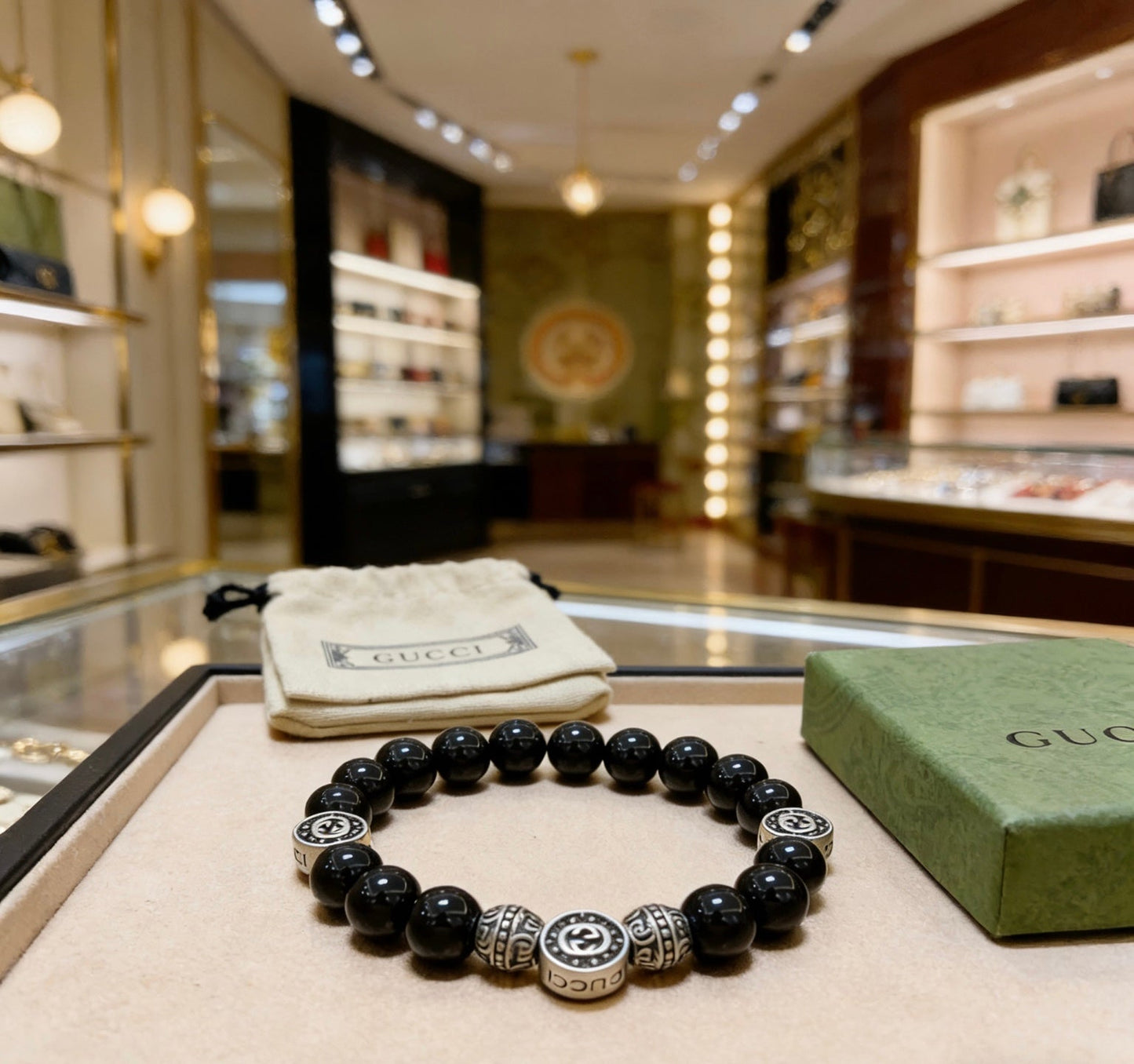 Gucci Vintage Double G Bracelet
