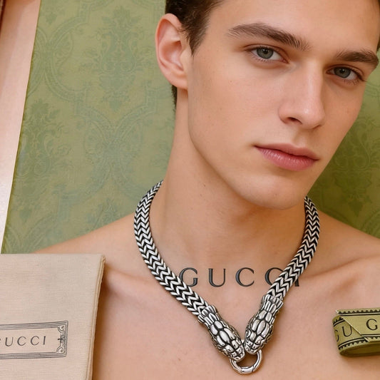 Gucci Vintage Double G Necklace