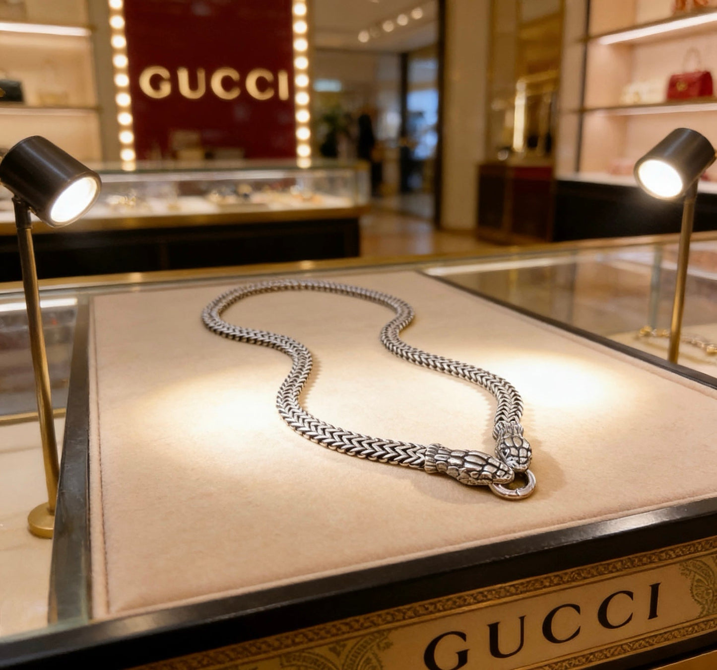 Gucci Vintage Double G Necklace