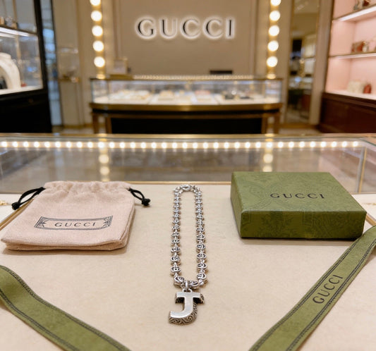 Gucci Vintage Double G Necklace