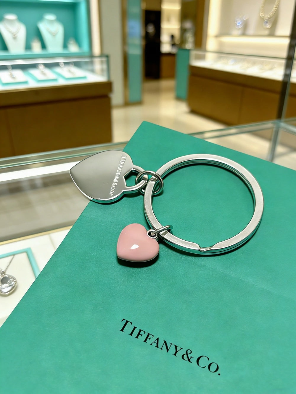 Tiffany & Co. Key Motif Keychain