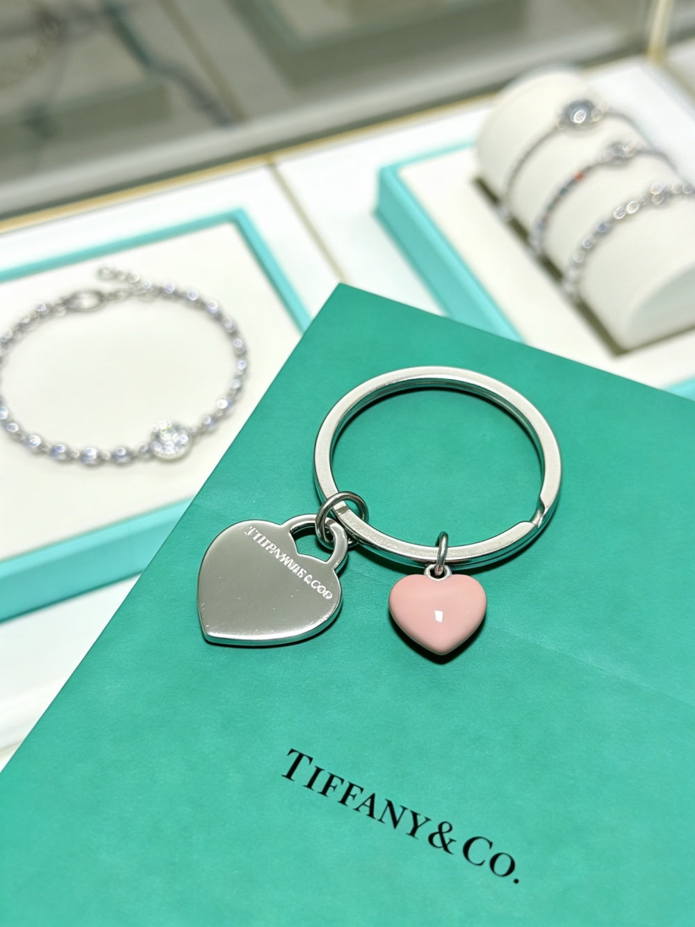 Tiffany & Co. Key Motif Keychain
