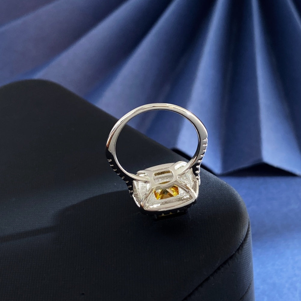 Tiffany & Co. Brass Crystal Ring