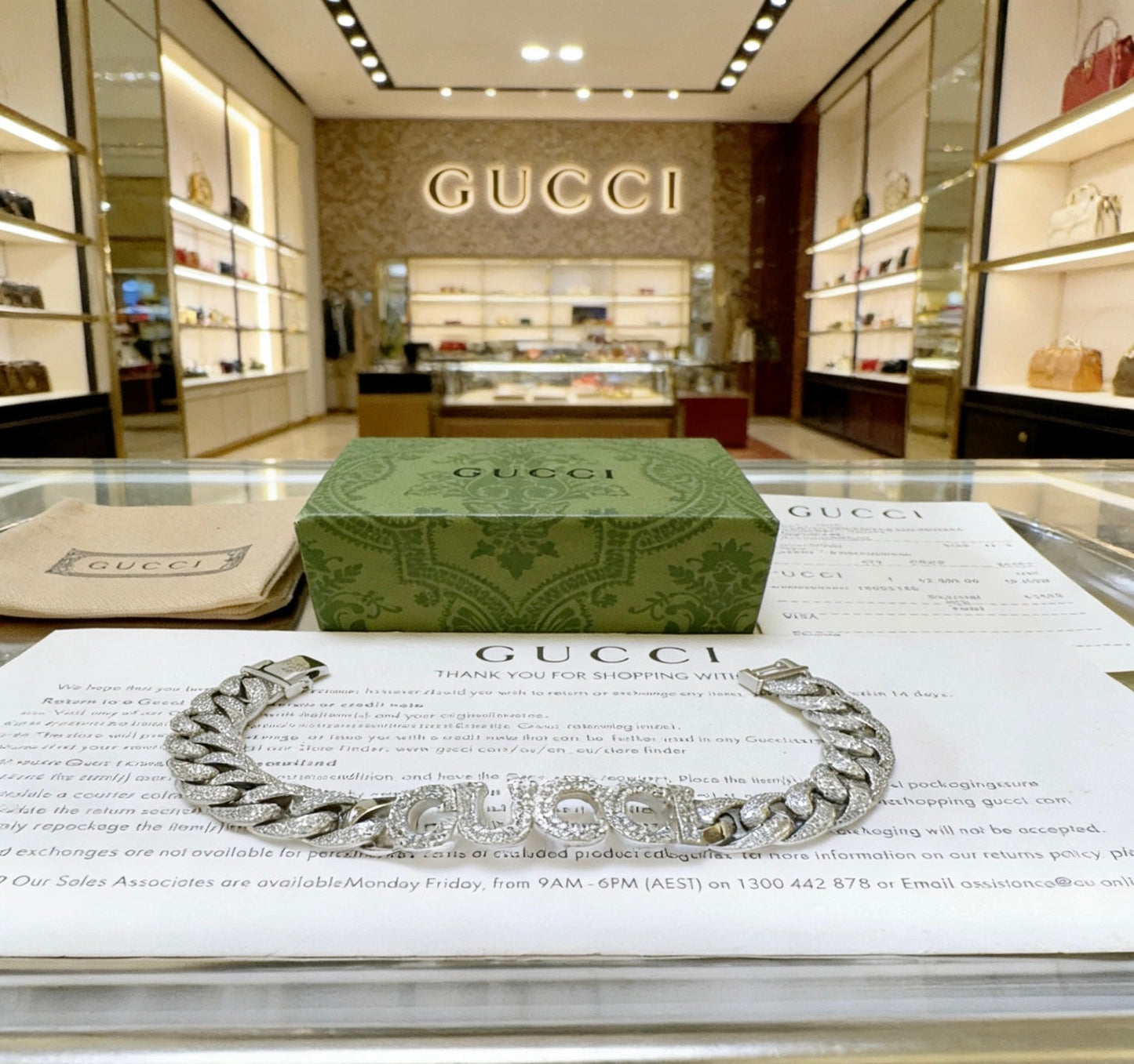 Gucci Crystal Bracelet