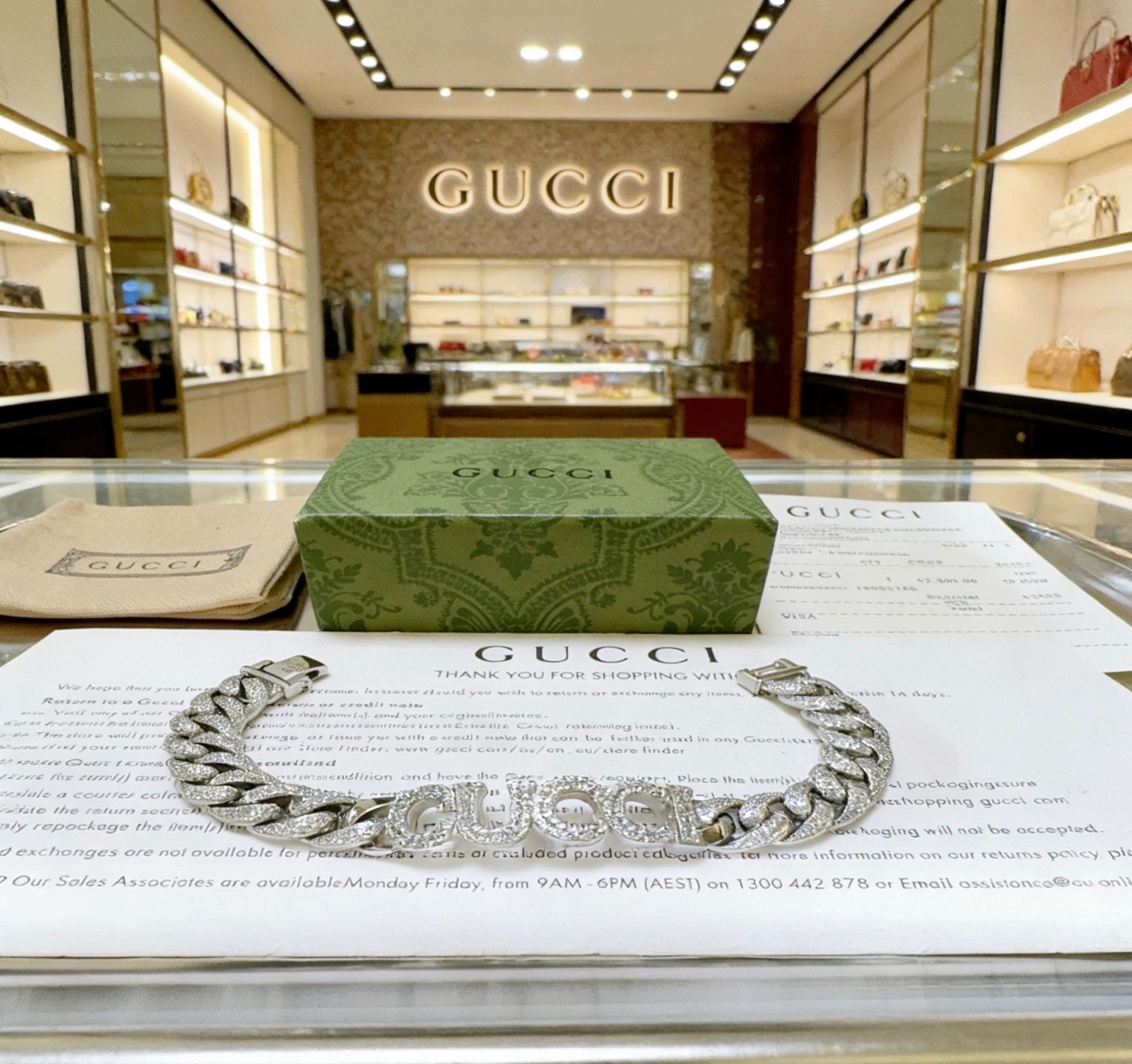 Gucci Crystal Bracelet