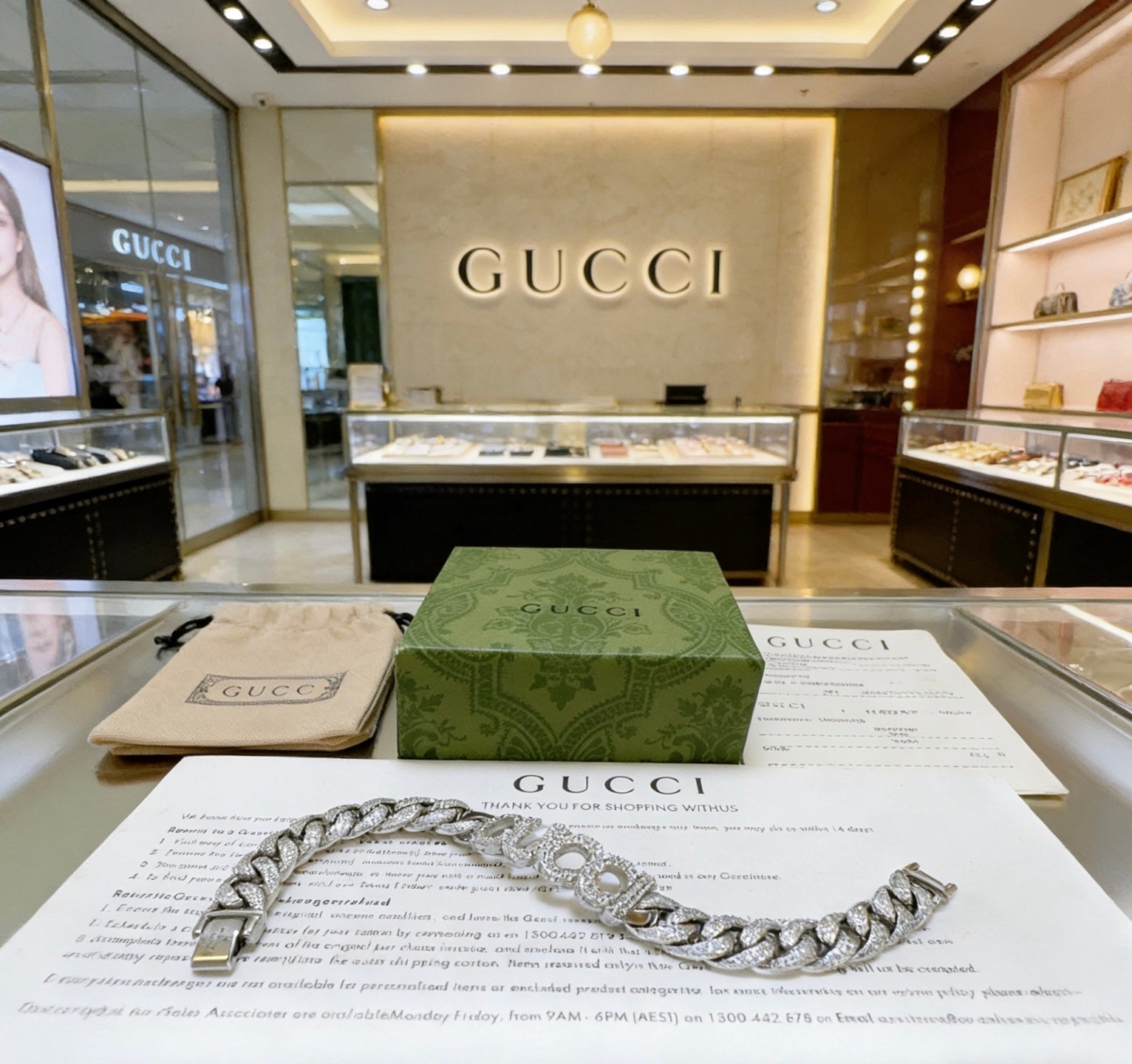 Gucci Crystal Bracelet