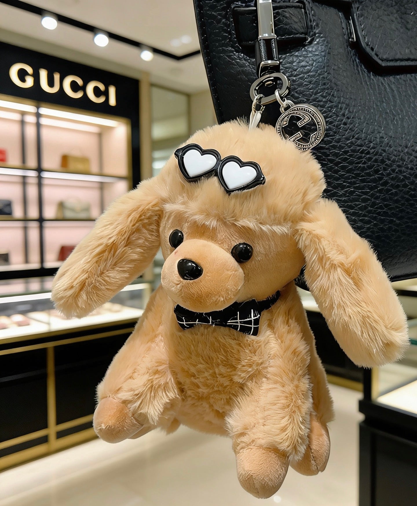Gucci Vintage Double G Keychain