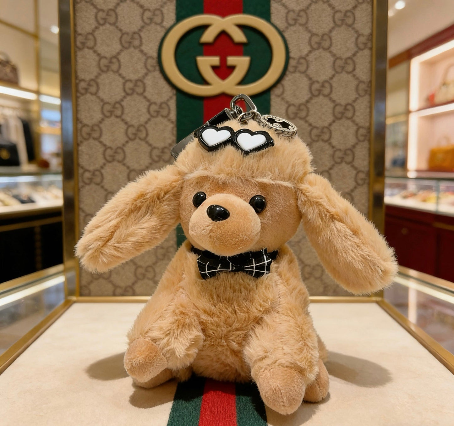 Gucci Vintage Double G Keychain