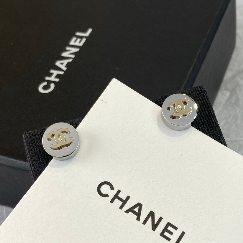 Chanel Double C Earrings