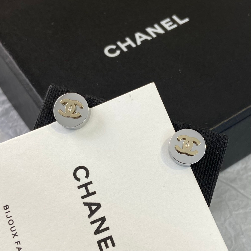 Chanel Double C Earrings