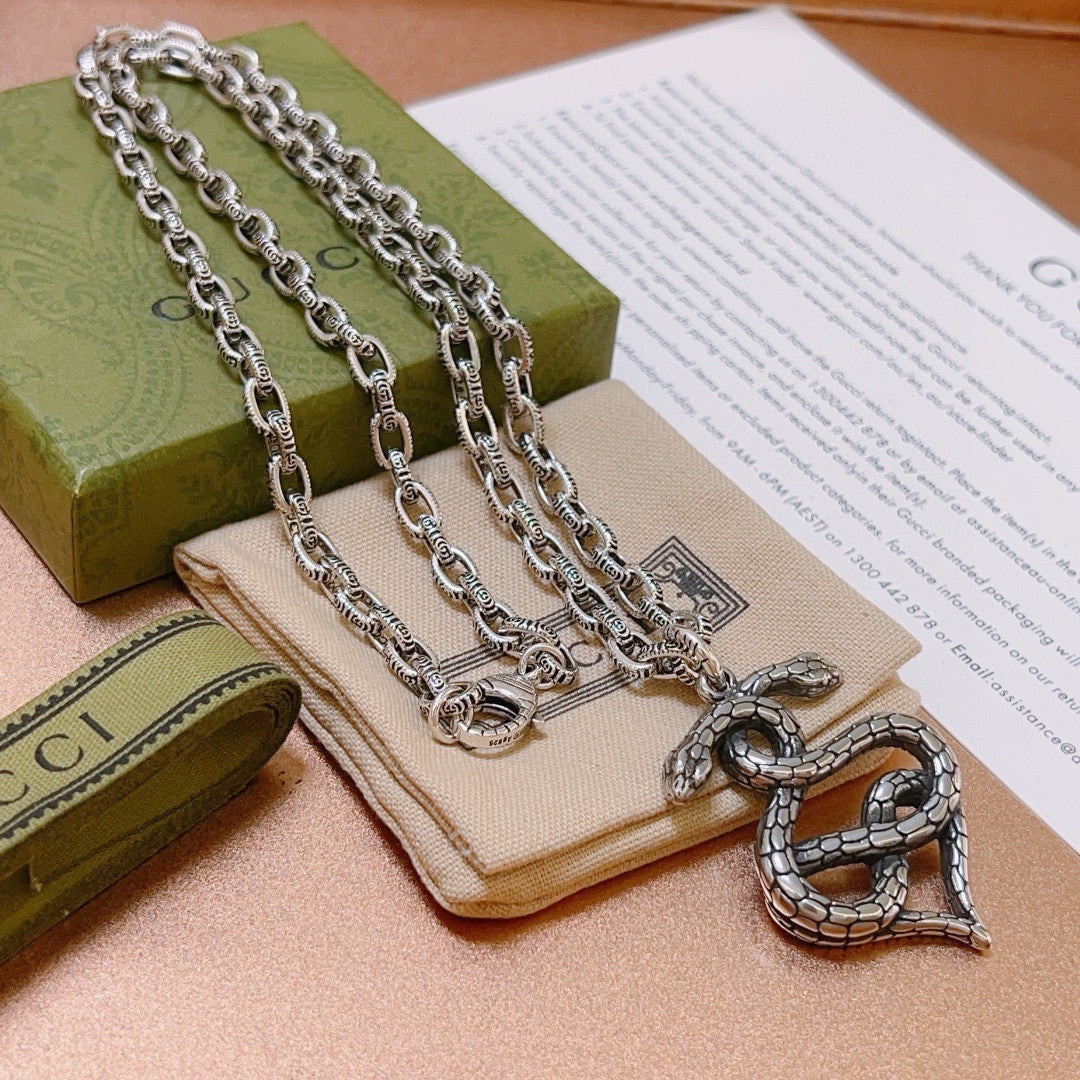 Gucci Vintage Double G Necklace