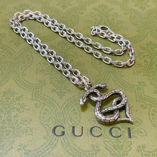 Gucci Vintage Double G Necklace