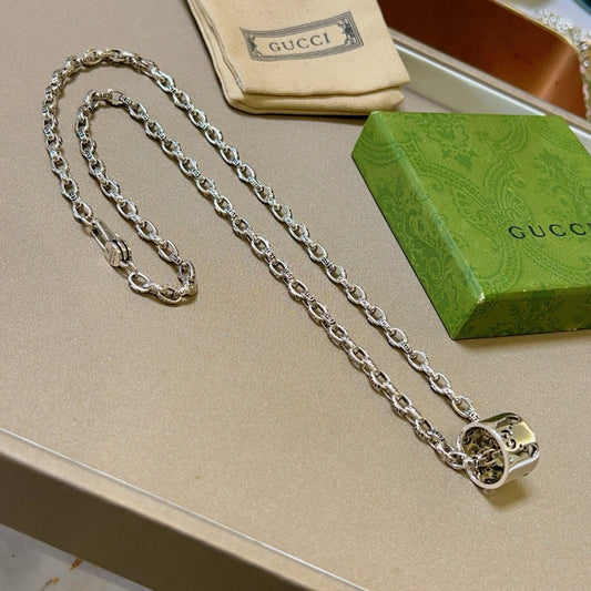 Gucci Vintage Double G Necklace