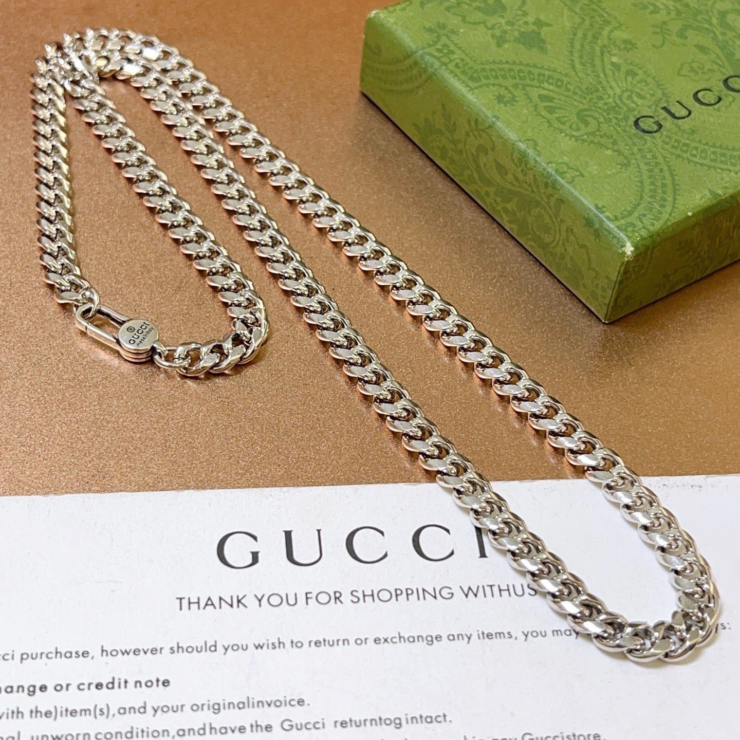 Gucci Vintage Double G Necklace