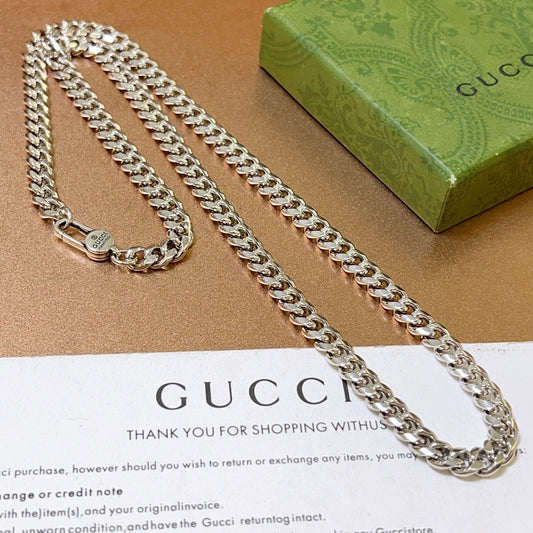 Gucci Vintage Double G Necklace