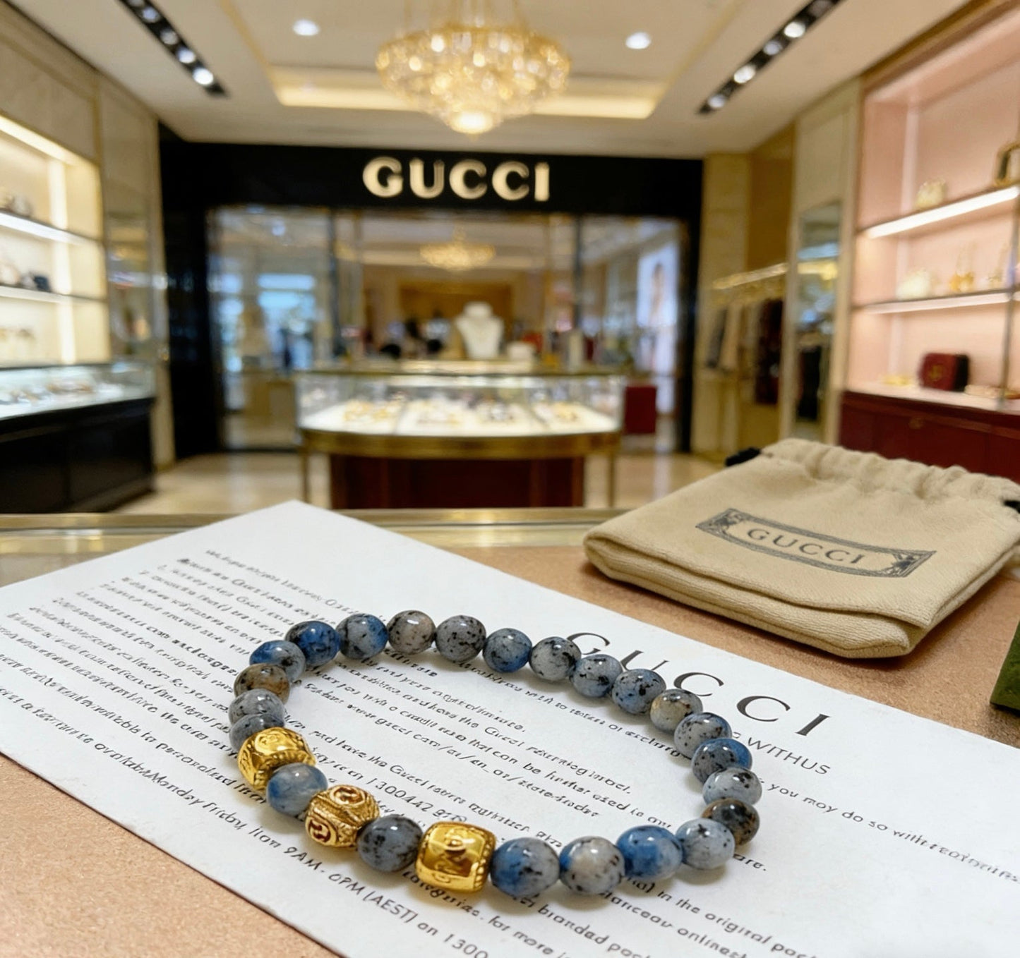 Gucci Vintage Double G Bracelet