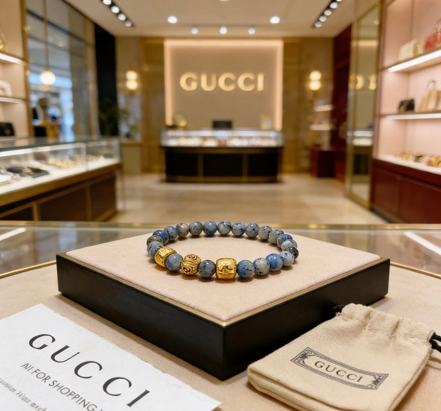 Gucci Vintage Double G Bracelet