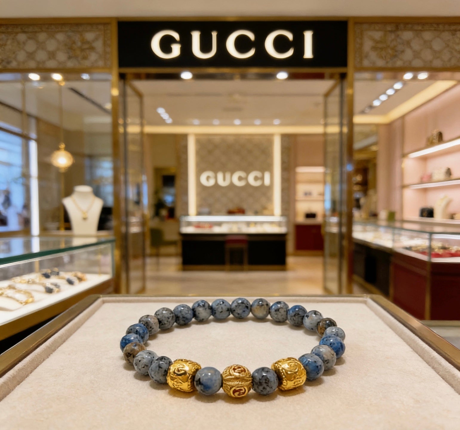 Gucci Vintage Double G Bracelet