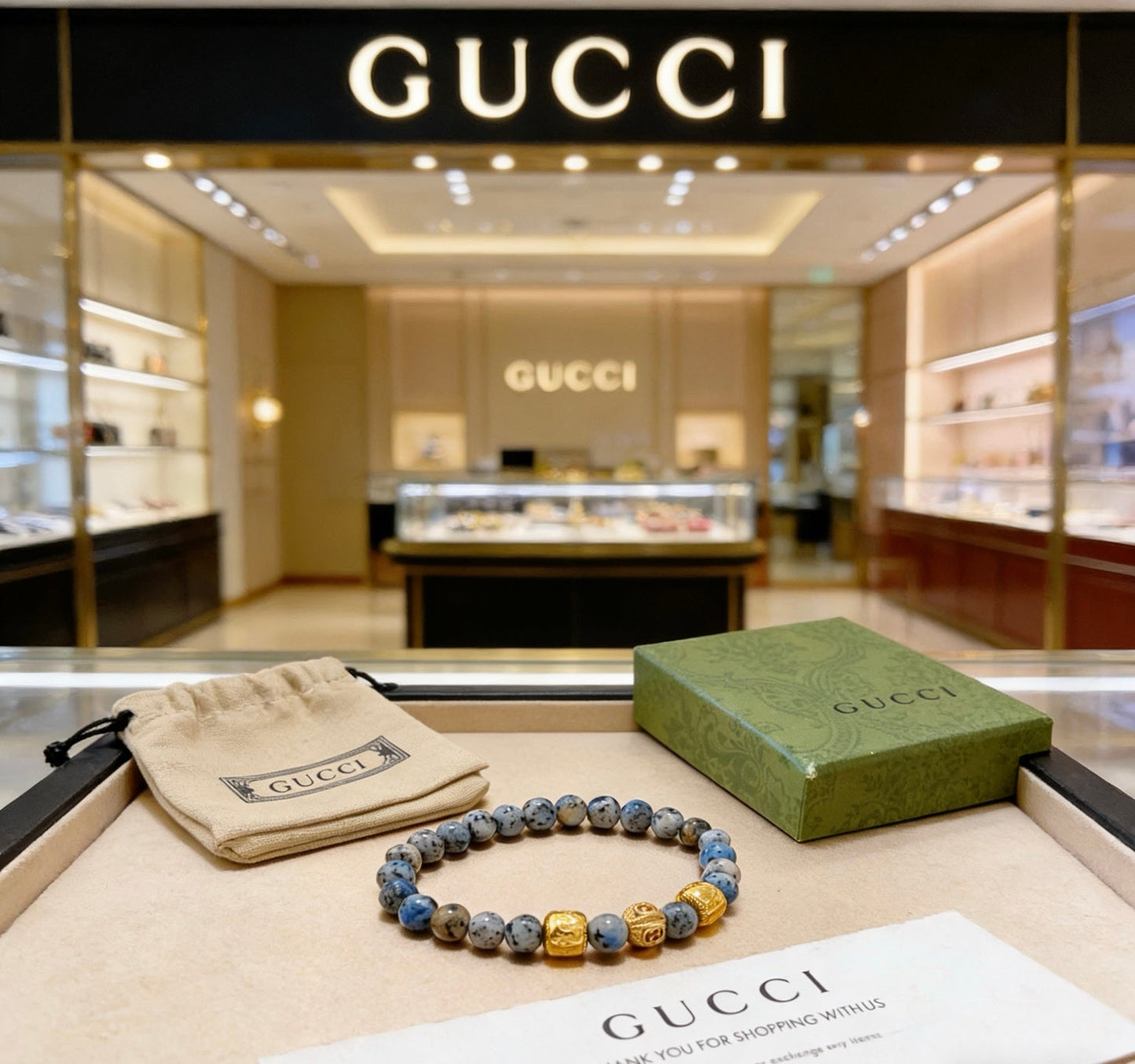 Gucci Vintage Double G Bracelet
